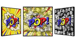 Pop! by Patrick Rubinstein - Kinetic Edition sized 27x27 inches. Available from Whitewall Galleries
